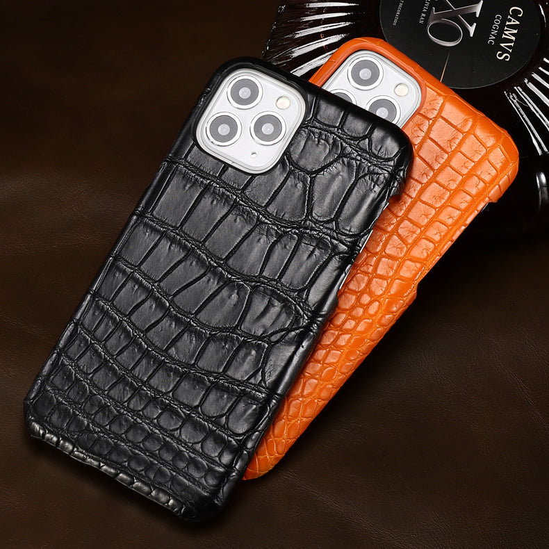 i-idea Handmade Luxury Crocodile Skin Genuine Leather Case Cover