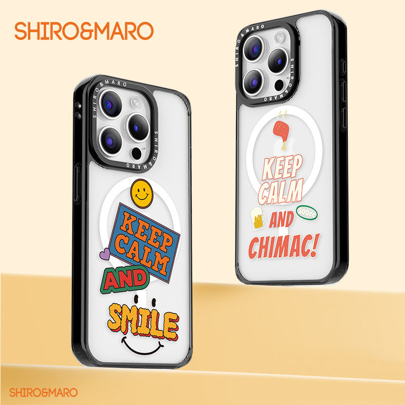 SHIRO&MARO MagSafe Shockproof Transparent Case Cover