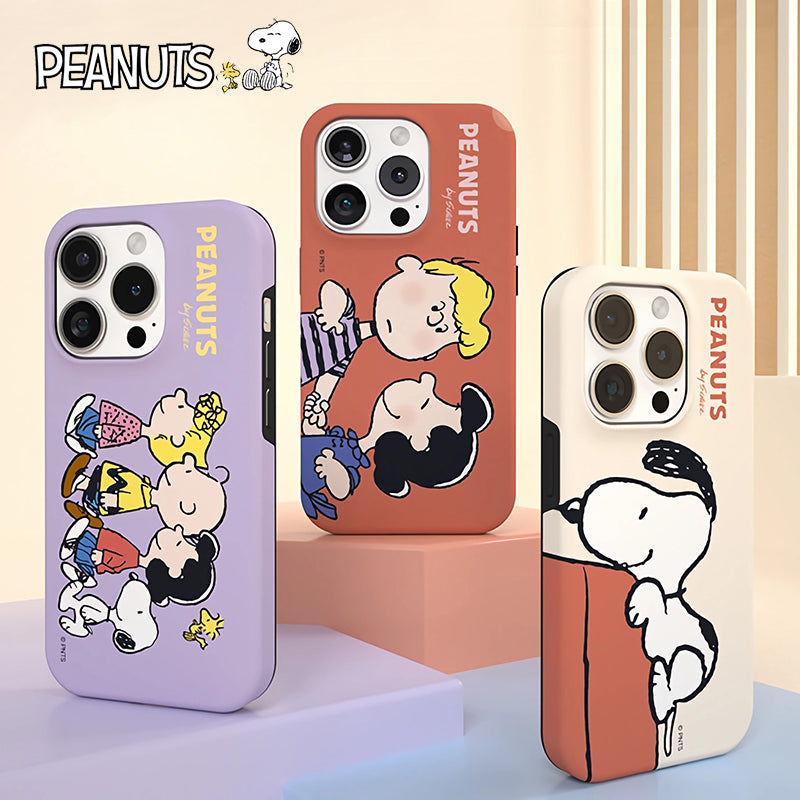 Snoopy Guard Up Dual Layer Shockproof TPU+PC Combo Case Cover