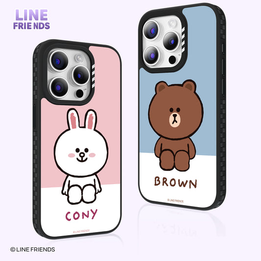 Line Friends Sit MagSafe Shockproof Protective Case Cover