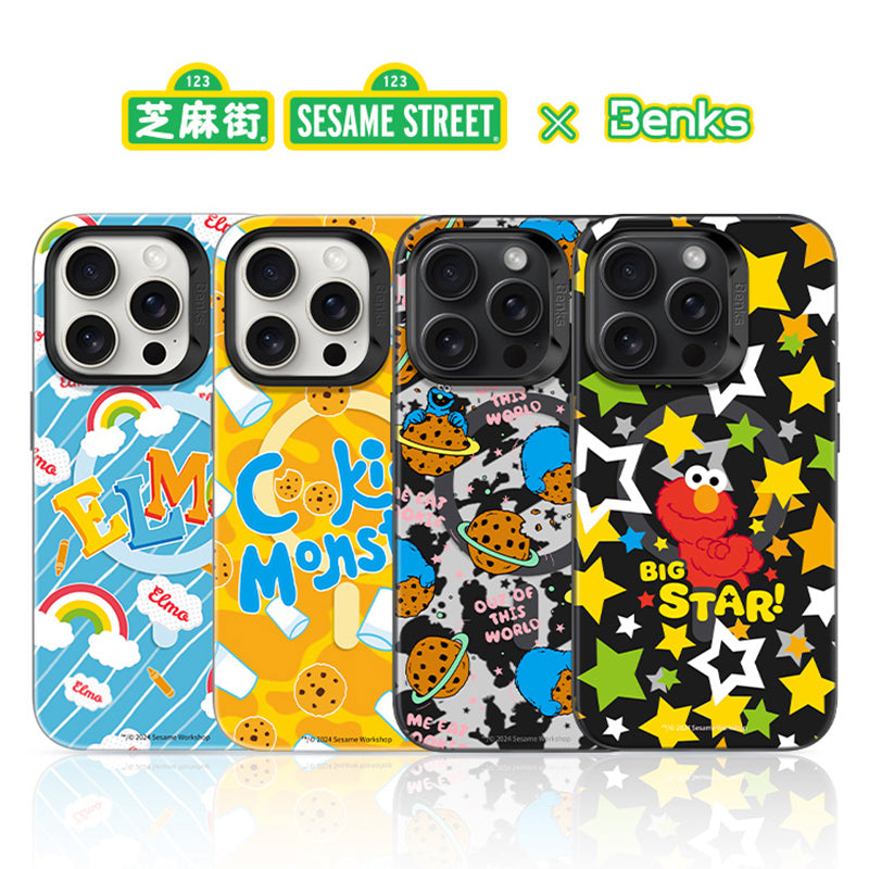 Benks x Sesame Street MagSafe Shockproof Cooling Case Cover