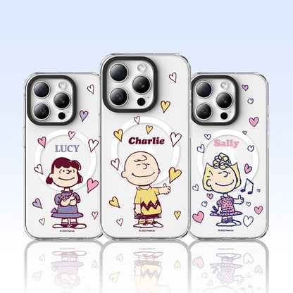 Peanuts Snoopy MagSafe Shockproof Clear Case Cover