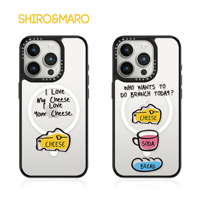 SHIRO&MARO MagSafe Shockproof Transparent Case Cover