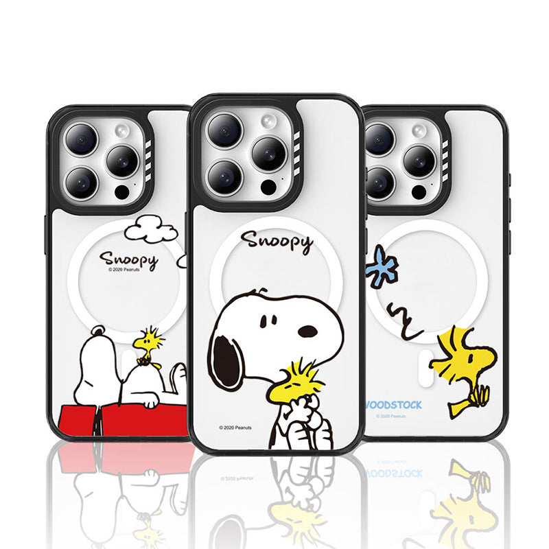 Peanuts Snoopy MagSafe Clear Shockproof Case Cover