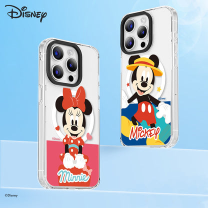 Disney Mickey & Friends Happy MagSafe Shockproof Transparent Case Cover