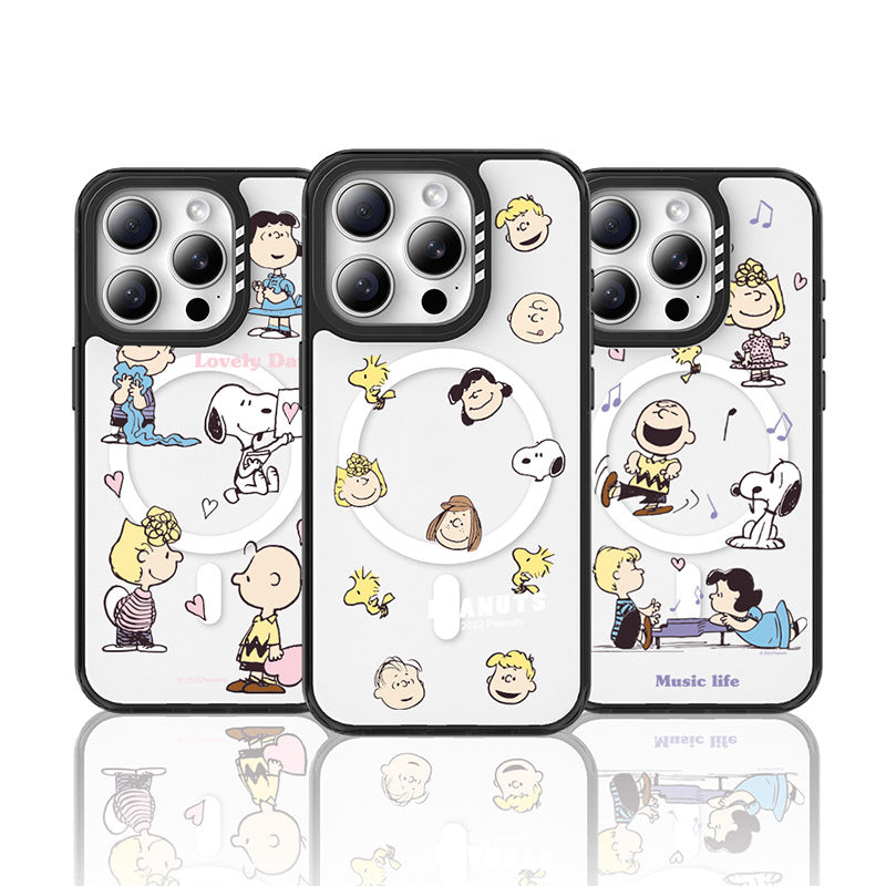 Peanuts Snoopy MagSafe Clear Shockproof Case Cover