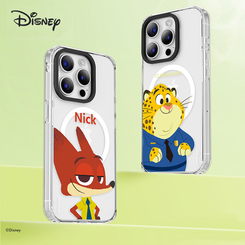 Disney Zootopia MagSafe Shockproof Transparent Case Cover