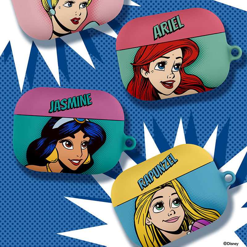 Disney Princess Pop Art Apple AirPods Charging Case Cover