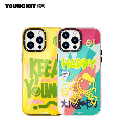 YOUNGKIT Innocence Happy Mood Slim Thin Matte Anti-Scratch Back Shockproof Cover Case