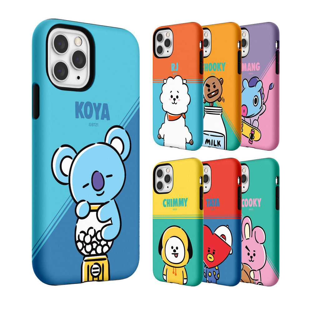 BT21 Play Dual Layer TPU+PC Shockproof Guard Up Combo Case Cover