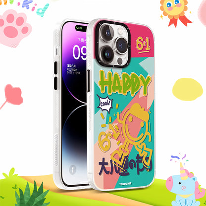 YOUNGKIT Innocence Happy Mood Slim Thin Matte Anti-Scratch Back Shockproof Cover Case