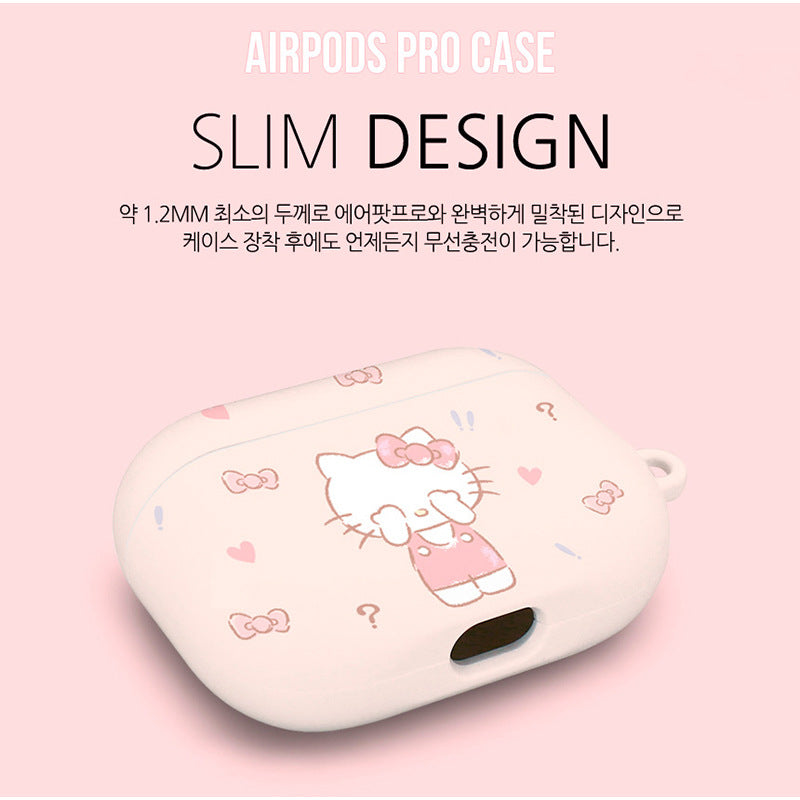 Sanrio Characters Peek-A-Boo Hard Apple AirPods Charging Case Cover