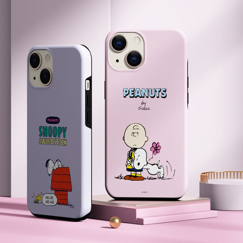 Snoopy Dual Layer TPU+PC Shockproof Guard Up Combo Case Cover