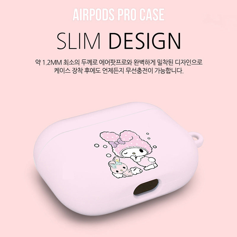 Sanrio Characters Shampoo Hard Apple AirPods Charging Case Cover