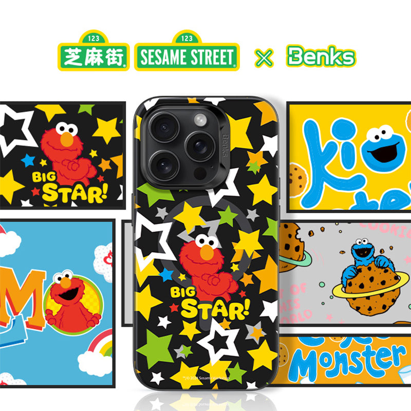 Benks x Sesame Street MagSafe Shockproof Cooling Case Cover