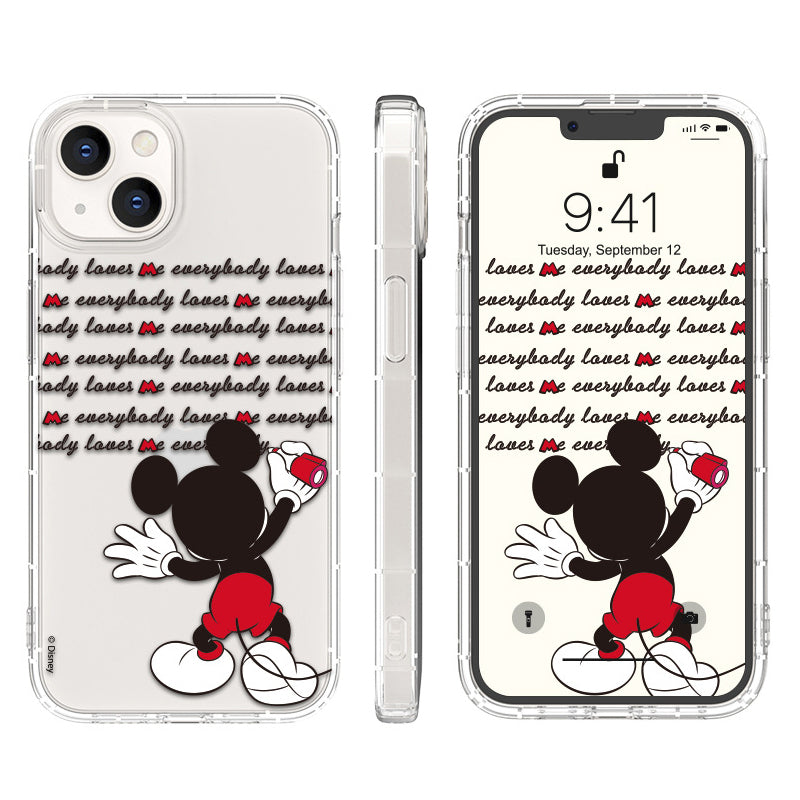 Disney Mickey & Friends Air Cushion Shockproof Soft Transparent Case Cover