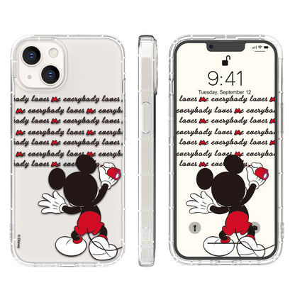 Disney Mickey & Friends Air Cushion Shockproof Soft Transparent Case Cover