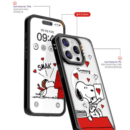 Peanuts Snoopy MagSafe Clear Shockproof Case Cover