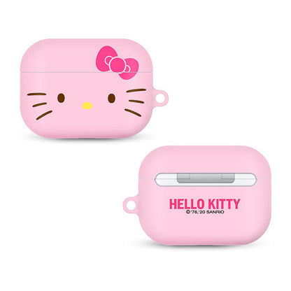 Sanrio Characters Big Face Hard Apple AirPods Charging Case Cover