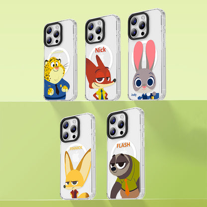 Disney Zootopia MagSafe Shockproof Transparent Case Cover