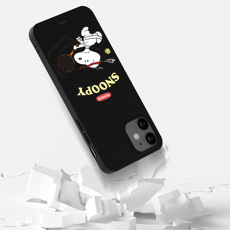 Peanuts Snoopy Liquid Silicone Soft Color Jelly Case Cover