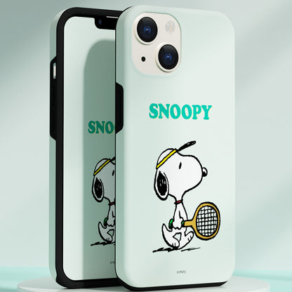 Snoopy Dual Layer TPU+PC Shockproof Guard Up Combo Case Cover