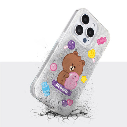 Line Friends Glitter Shining Case Protective Cover