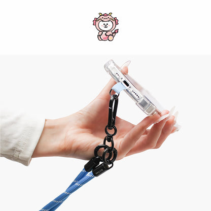 Line Friends Dragon Brwon Character Strap Phone Lanyard