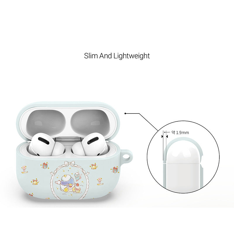 Sanrio Characters Mirror Face Soft Apple AirPods Charging Case Cover