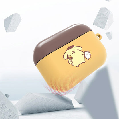 Sanrio Pompompurin Lovely Hard Apple AirPods Charging Case Cover