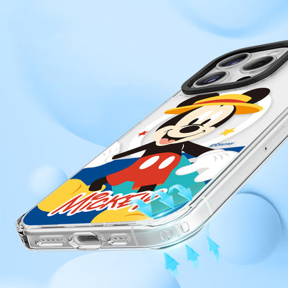 Disney Mickey & Friends Happy MagSafe Shockproof Transparent Case Cover