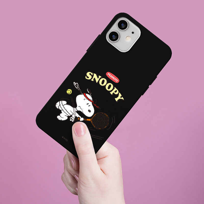 Peanuts Snoopy Liquid Silicone Soft Color Jelly Case Cover