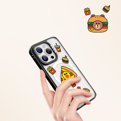 Line Friends Hamburger MagSafe Shockproof Case Cover