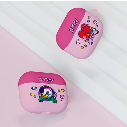 BT21 Pink Candy Shop Apple AirPods Charging Case Cover