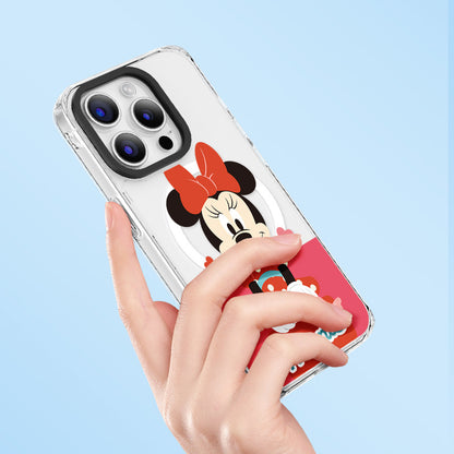 Disney Mickey & Friends Happy MagSafe Shockproof Transparent Case Cover