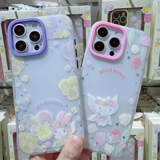 Sanrio Characters Blossom All-inclusive Shockproof IMD Protective Case Cover