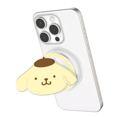 Sanrio Characters Transparent MagSafe Smart Tok Magnetic Airbag Stand Phone Grip Holder