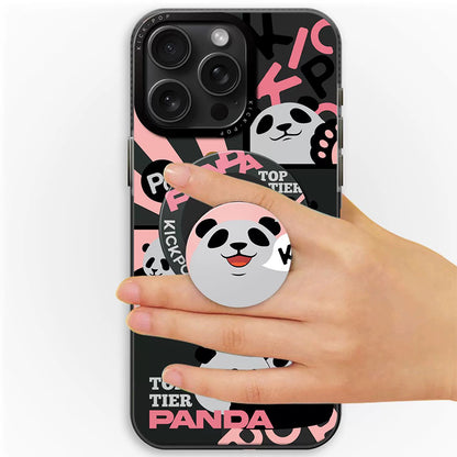 KICK-POP Top Tier Panda MagSafe All-inclusive Shockproof IMD Protective Case Cover