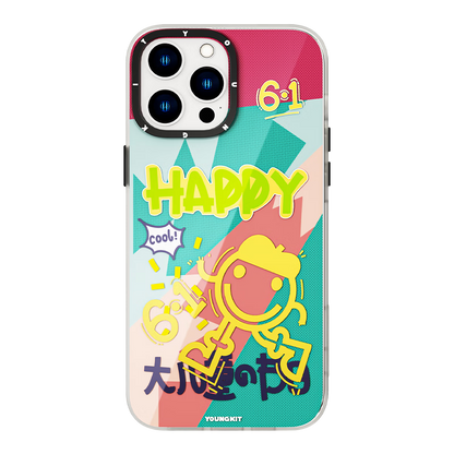 YOUNGKIT Innocence Happy Mood Slim Thin Matte Anti-Scratch Back Shockproof Cover Case