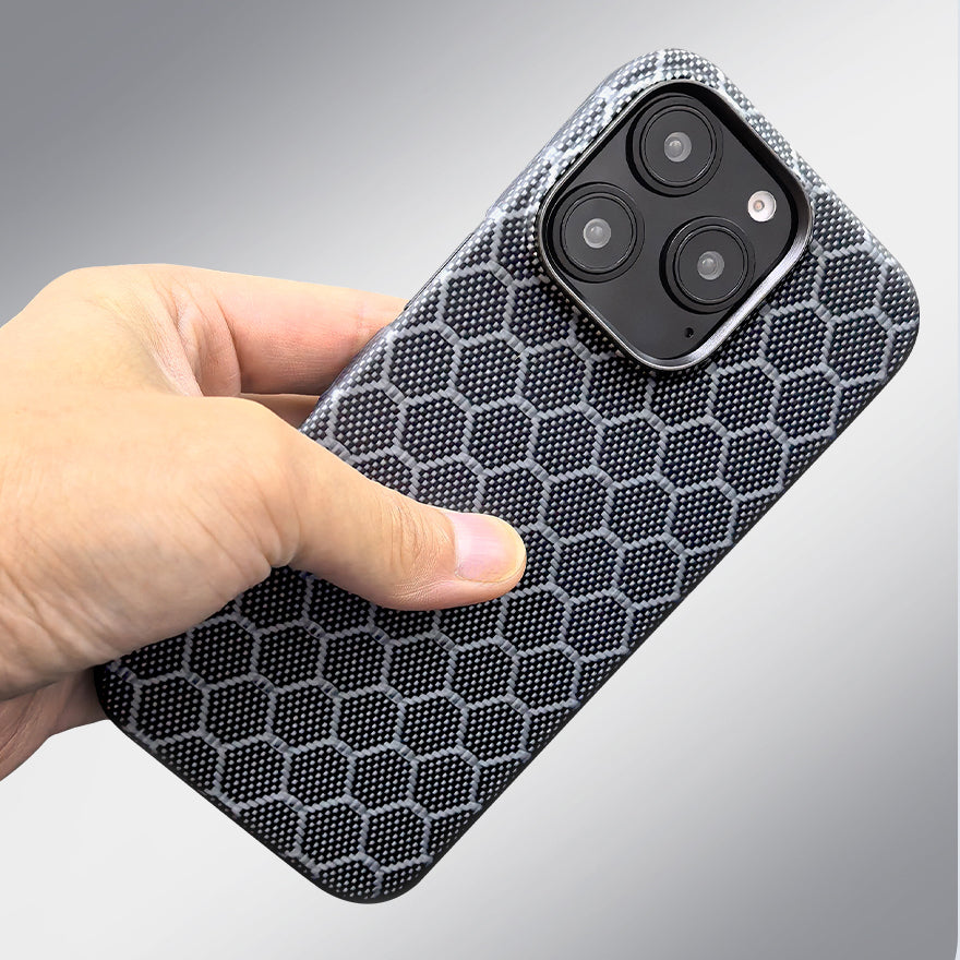 Armor King Honeycomb MagSafe Pure Aramid Fiber Case Cover