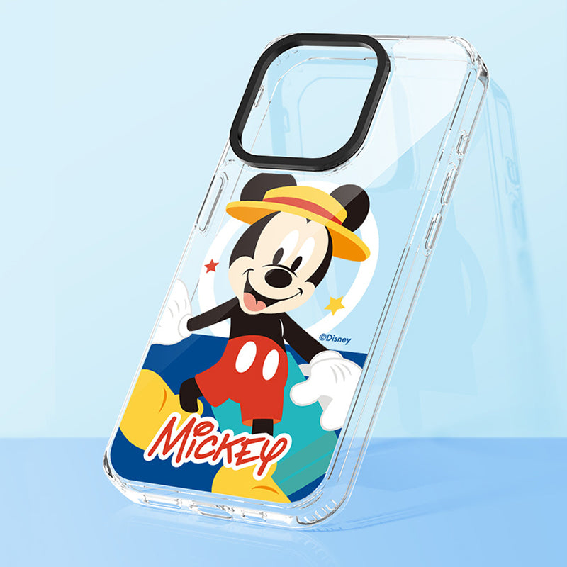 Disney Mickey & Friends Happy MagSafe Shockproof Transparent Case Cover