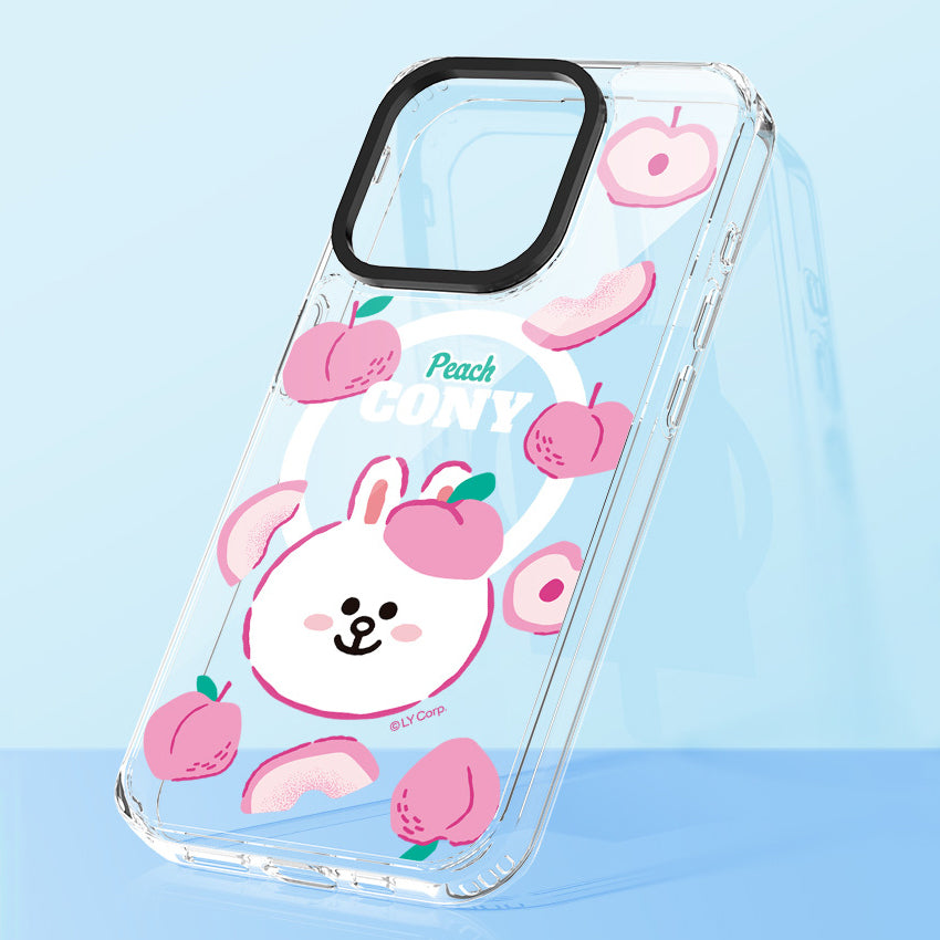 Line Friends Fruit MagSafe Shockproof Transparent Case Cover