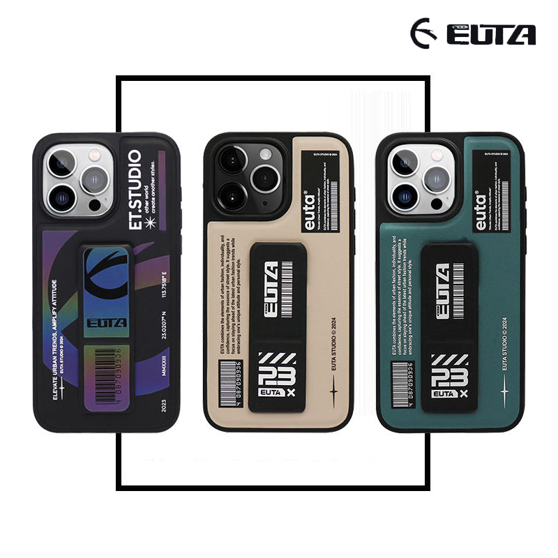 EUTA Mag-Charge Leatherette Case with Extendable Grip Stand