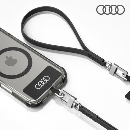 AUDI Synthetic Leather Handstrap Phone Lanyard - GT D1