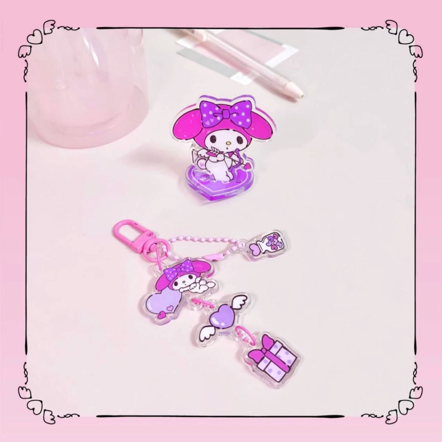 Moetch Sanrio Characters Tear-Up Pendant Set