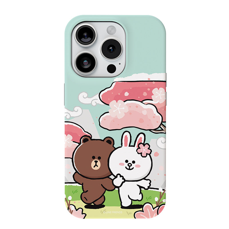 Line Friends Outing Dual Layer TPU+PC Shockproof Guard Up Combo Case Cover