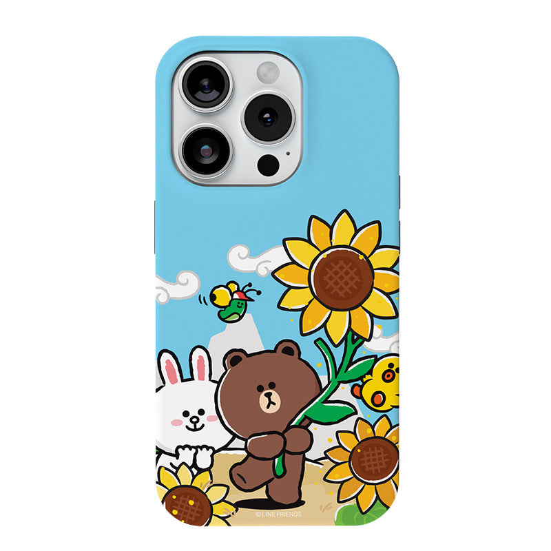 Line Friends Outing Dual Layer TPU+PC Shockproof Guard Up Combo Case Cover