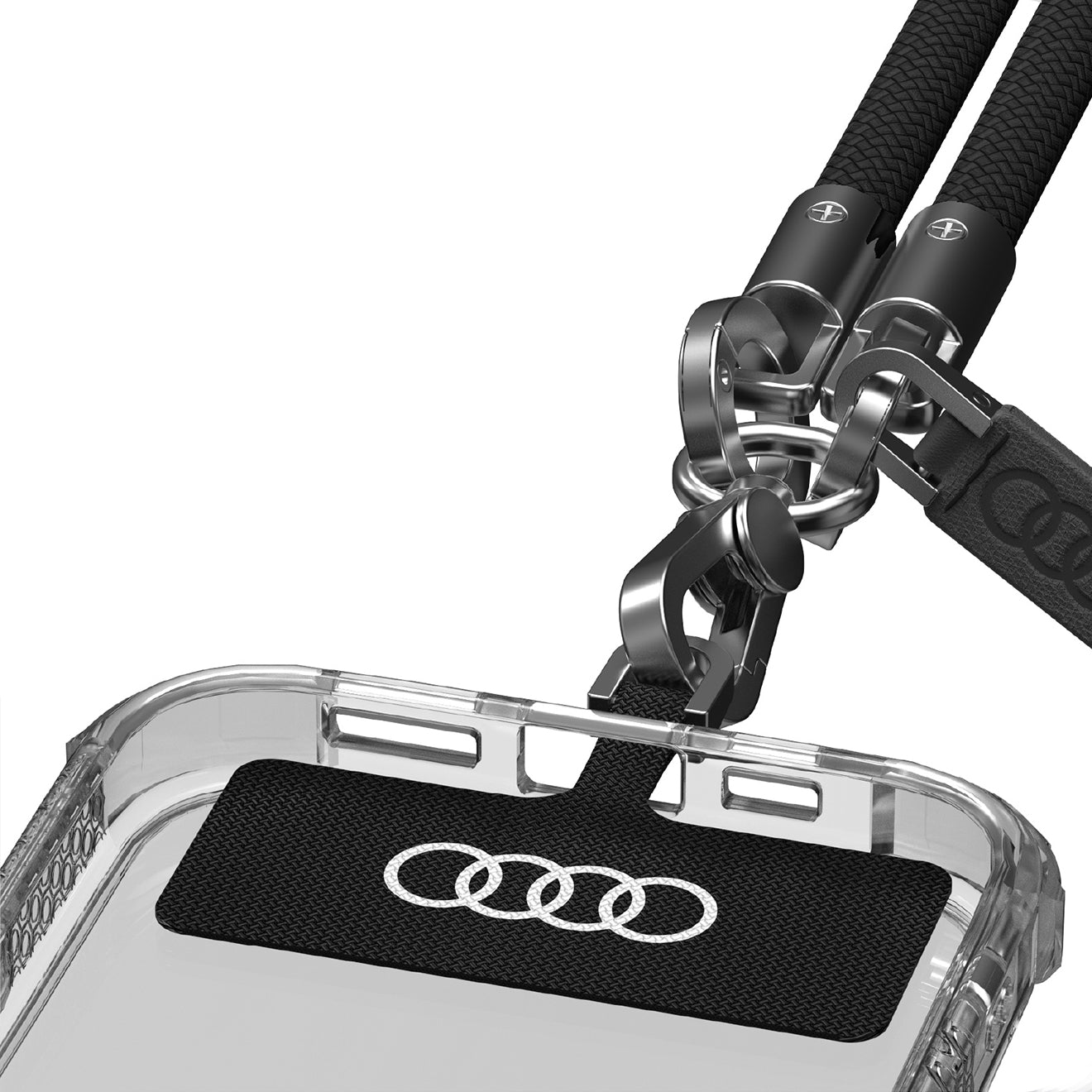 AUDI Nylon Crossbody Phone Lanyard 8mm - R8 D1