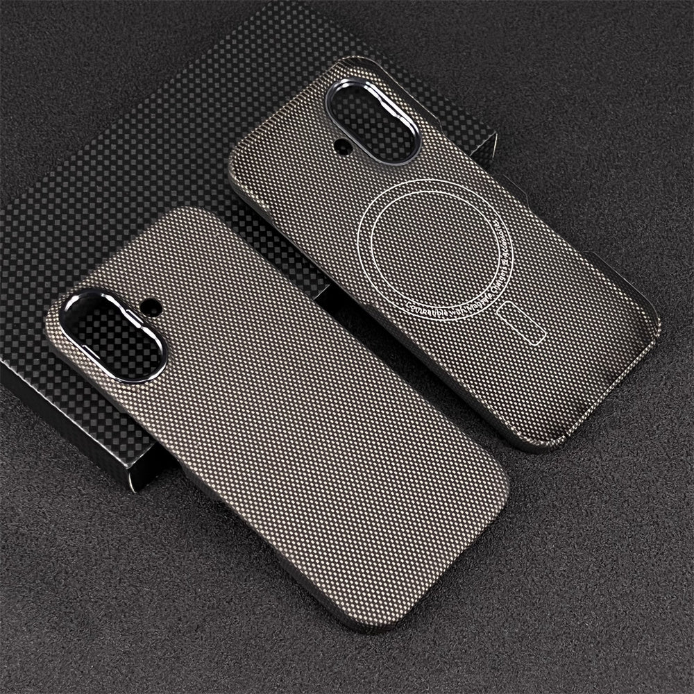 Oatsbasf Luxury Pure Aramid Fiber Case for Apple iPhone 16 Series