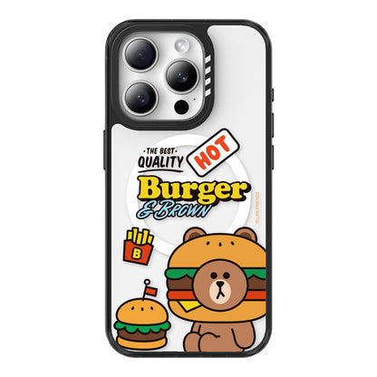 Line Friends Hot Burger MagSafe Shockproof Case Cover